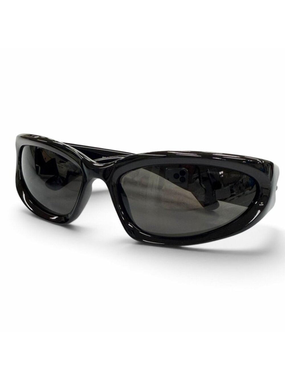 Balenciaga Swift Oval Eyewear Sunglasses Black 65 Non Prescription